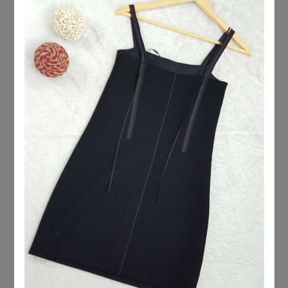 Helmut Lang Lip Double Straps Cocktail Italian Aesthetic Tailored Dress … - Picture 1 of 8